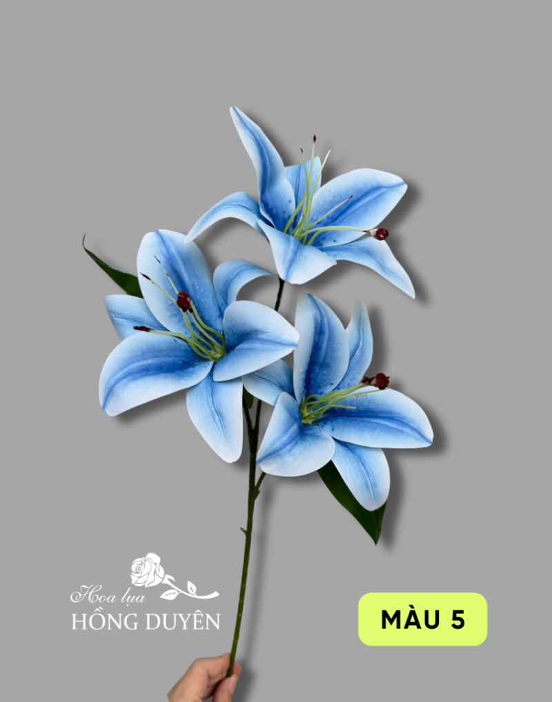 Cành hoa ly 3 bông nở nhập khẩu